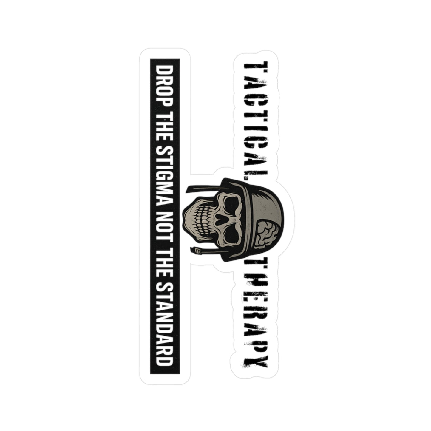 Tactical Therapy Vinyl Decals - Drop the Stigma Not the Standard Stickers