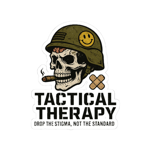 OG Tactical Therapy Skull Sticker