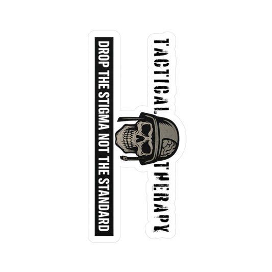 Tactical Therapy Vinyl Decals - Drop the Stigma Not the Standard Stickers